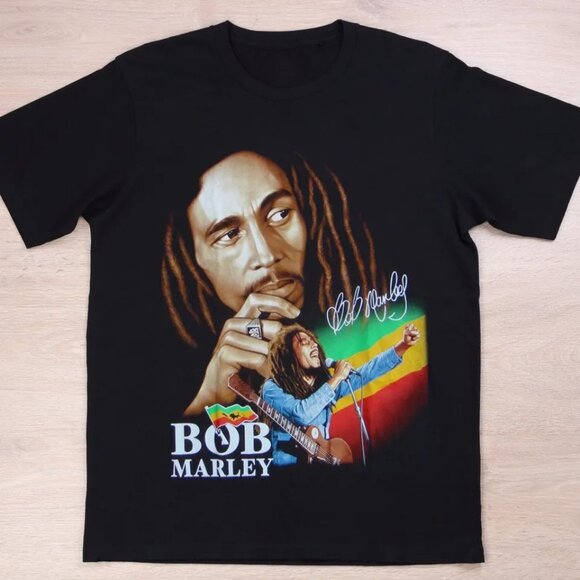 Aromaosteria Other - Bob Marley Reggae Music Graphic Fan Tee T-Shirt93